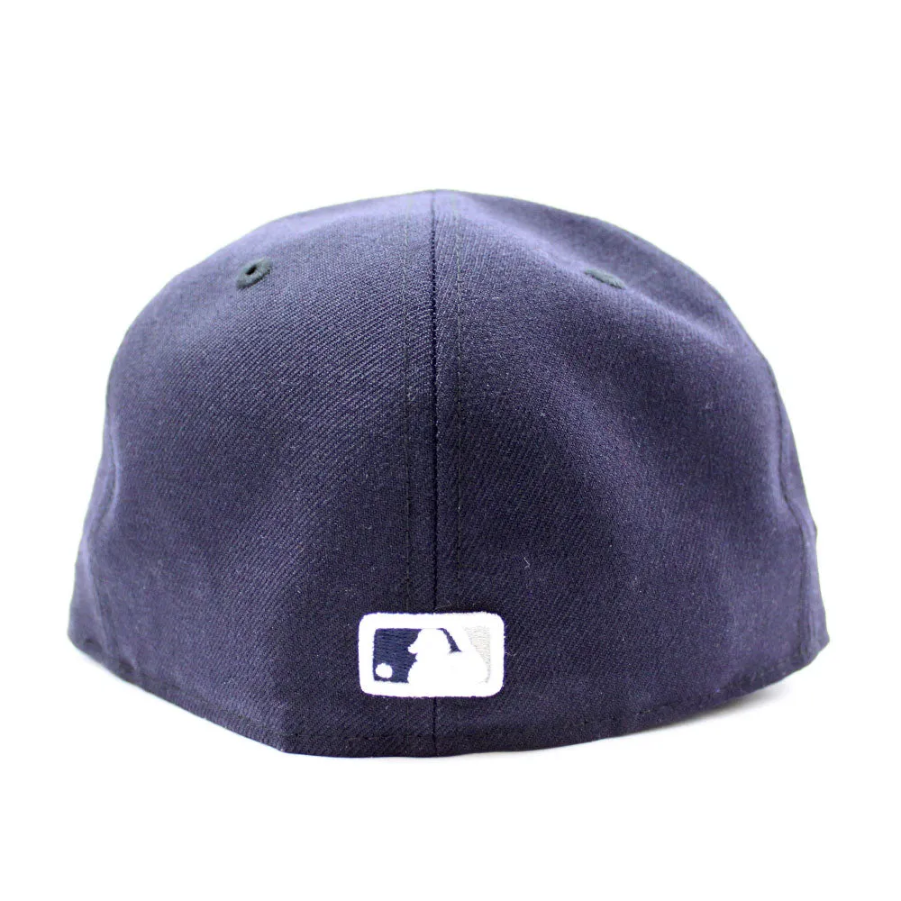 New York Yankees 27X Championships New Era 59Fifty Fitted Hat (Glow in The Dark Navy Gray Under Brim)