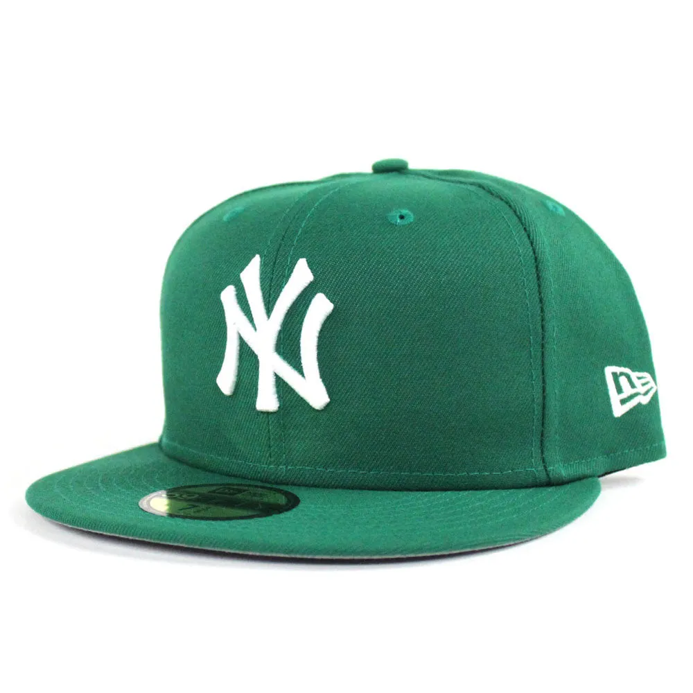 New York Yankees New Era 59Fifty Fitted Hat (Green Gray Under Brim)