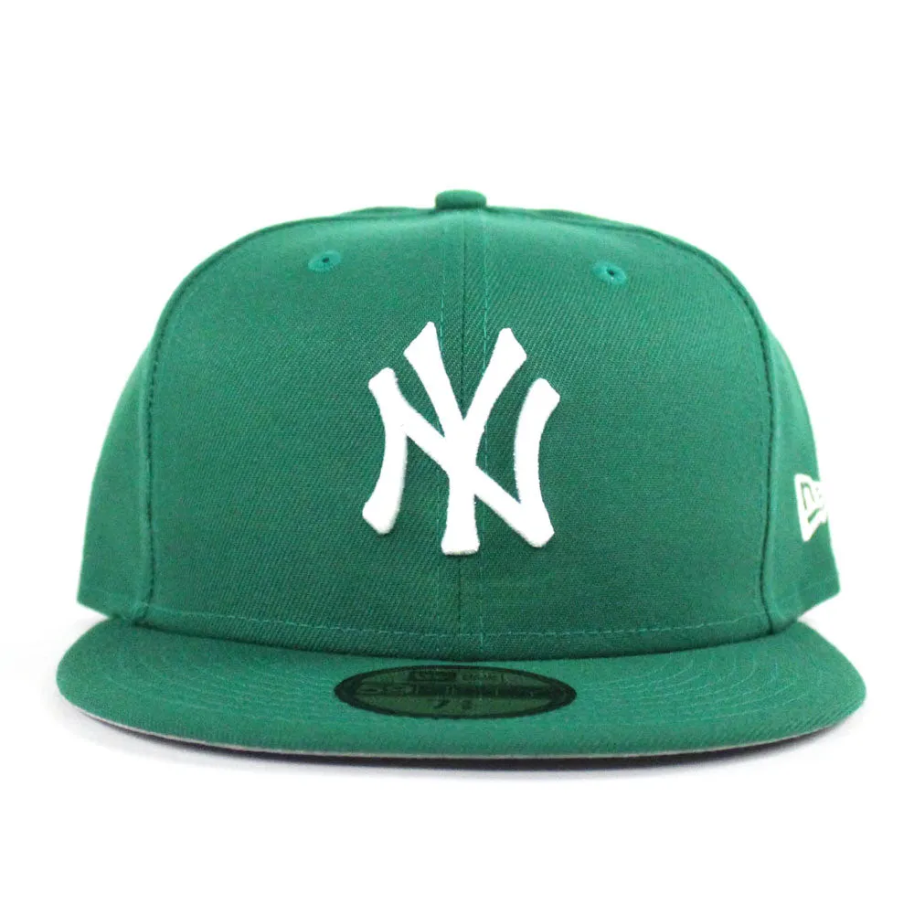 New York Yankees New Era 59Fifty Fitted Hat (Green Gray Under Brim)
