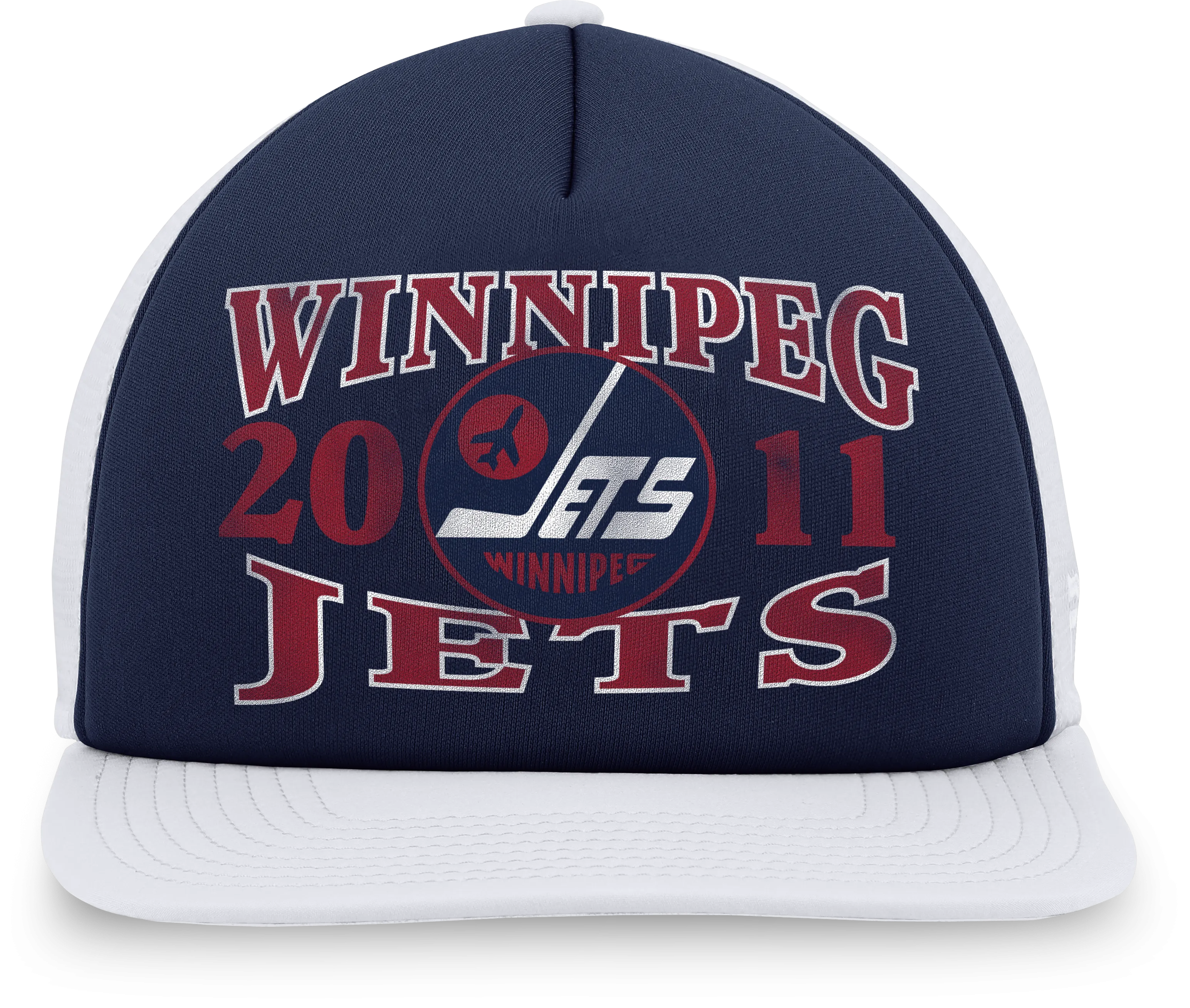 NHL Heritage Foam 5 Panel Flat Brim Hat