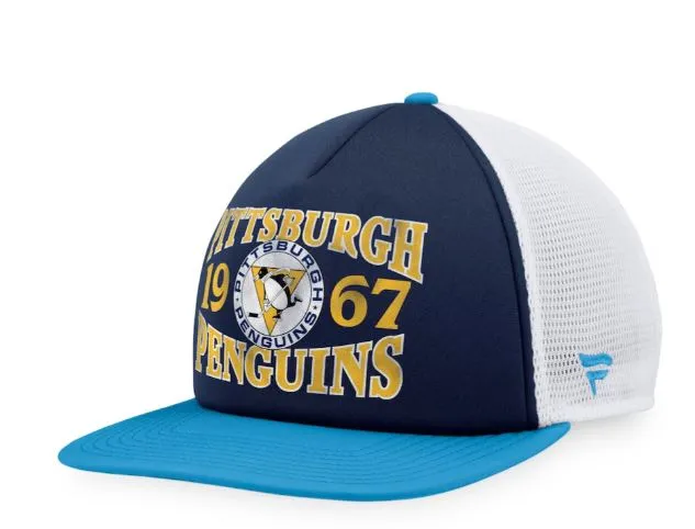 NHL Heritage Foam 5 Panel Flat Brim Hat