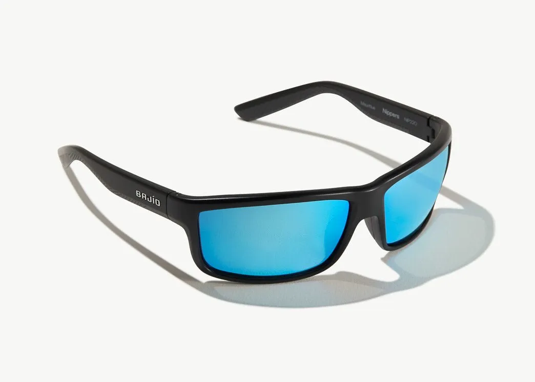 Nippers Black Matte Blue Mirror Glass