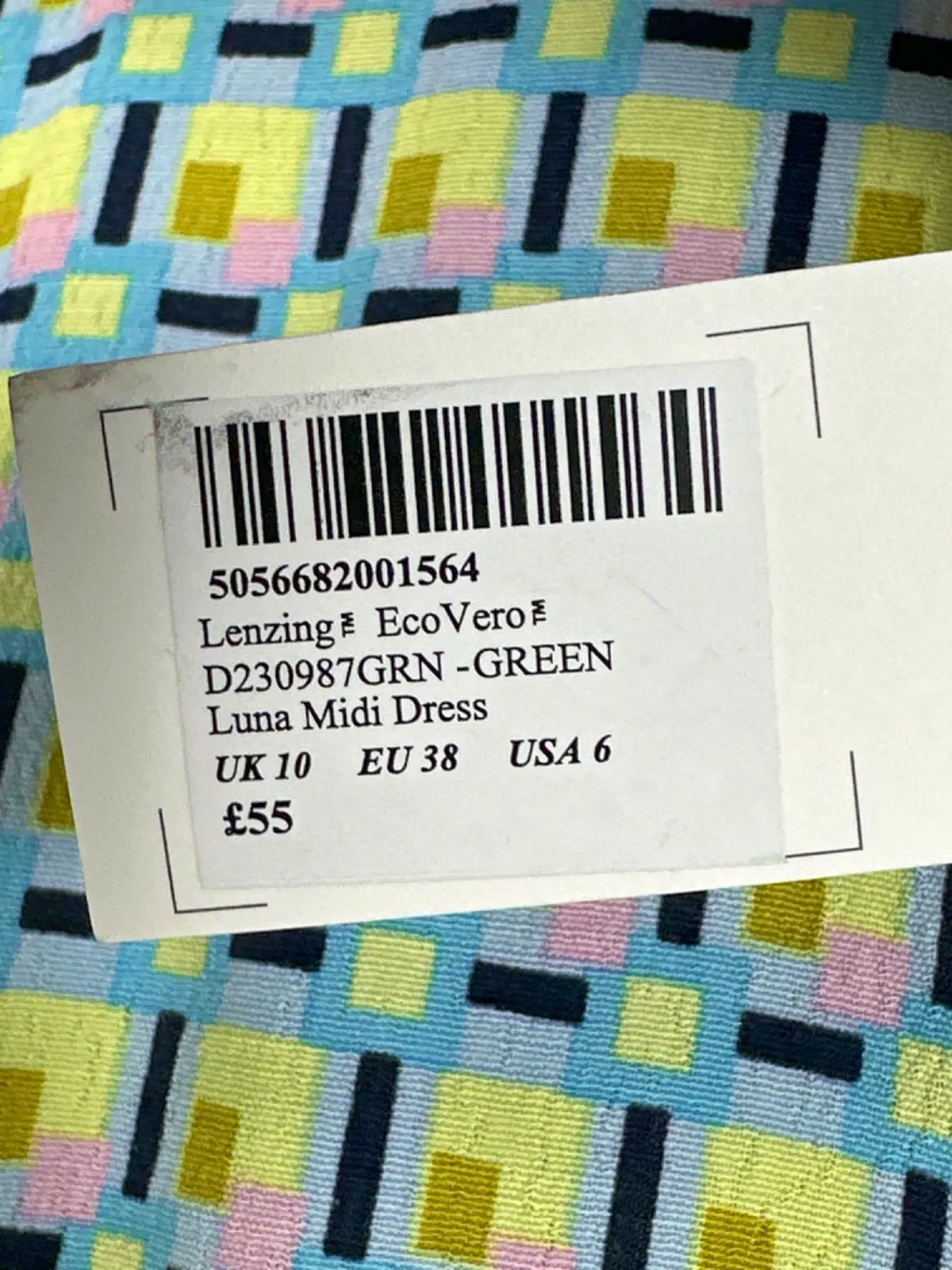Nobody's Child Green Luna Midi Dress UK 10