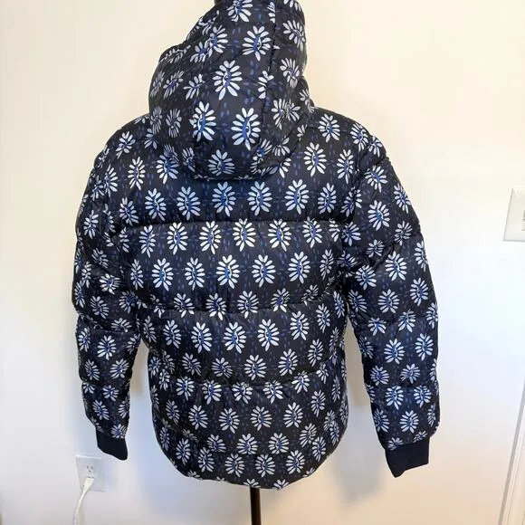 Nordstrom Cristina Martinez Gender Inclusive Puffer Jacket Navy Eye Small New