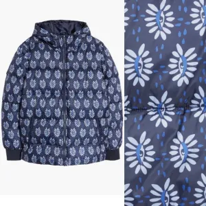 Nordstrom Cristina Martinez Gender Inclusive Puffer Jacket Navy Eye Small New