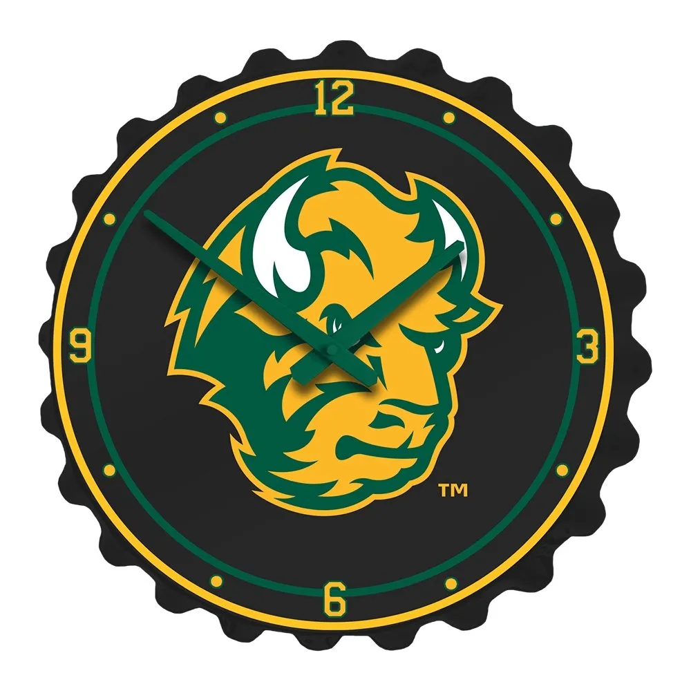 North Dakota State Bison: Thundar - Bottle Cap Wall Clock