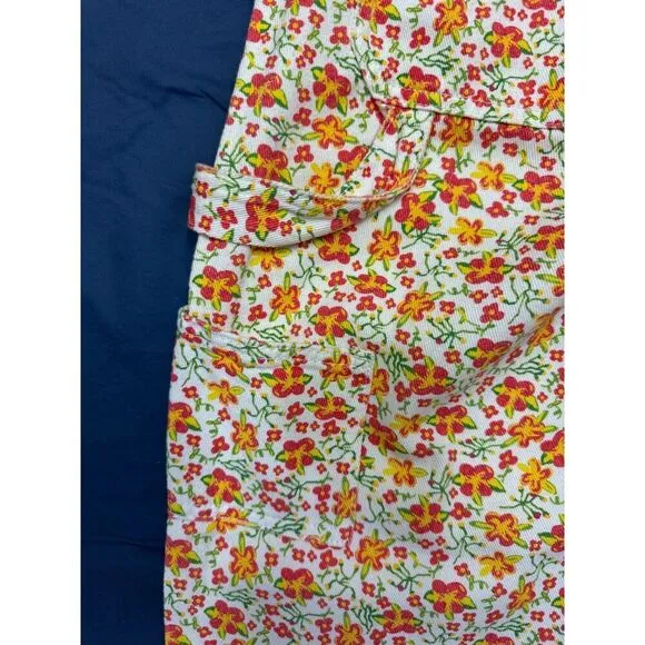 NWT Misfits M/SF/T Shapes Heavenly Jeans Pants White Floral Size AU 6 / US 2