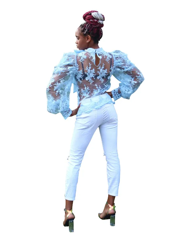 Oh you fancy huh-Pussy bow top