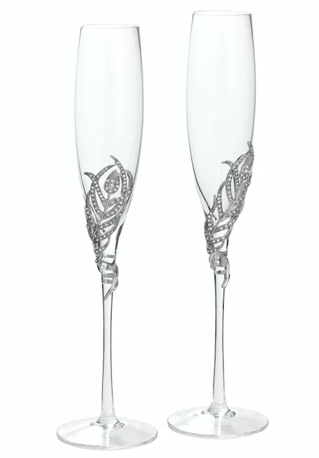 Olivia Riegel Silver Mora Flute Set of 2