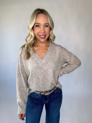 On My Level Marble Knit Sweater
