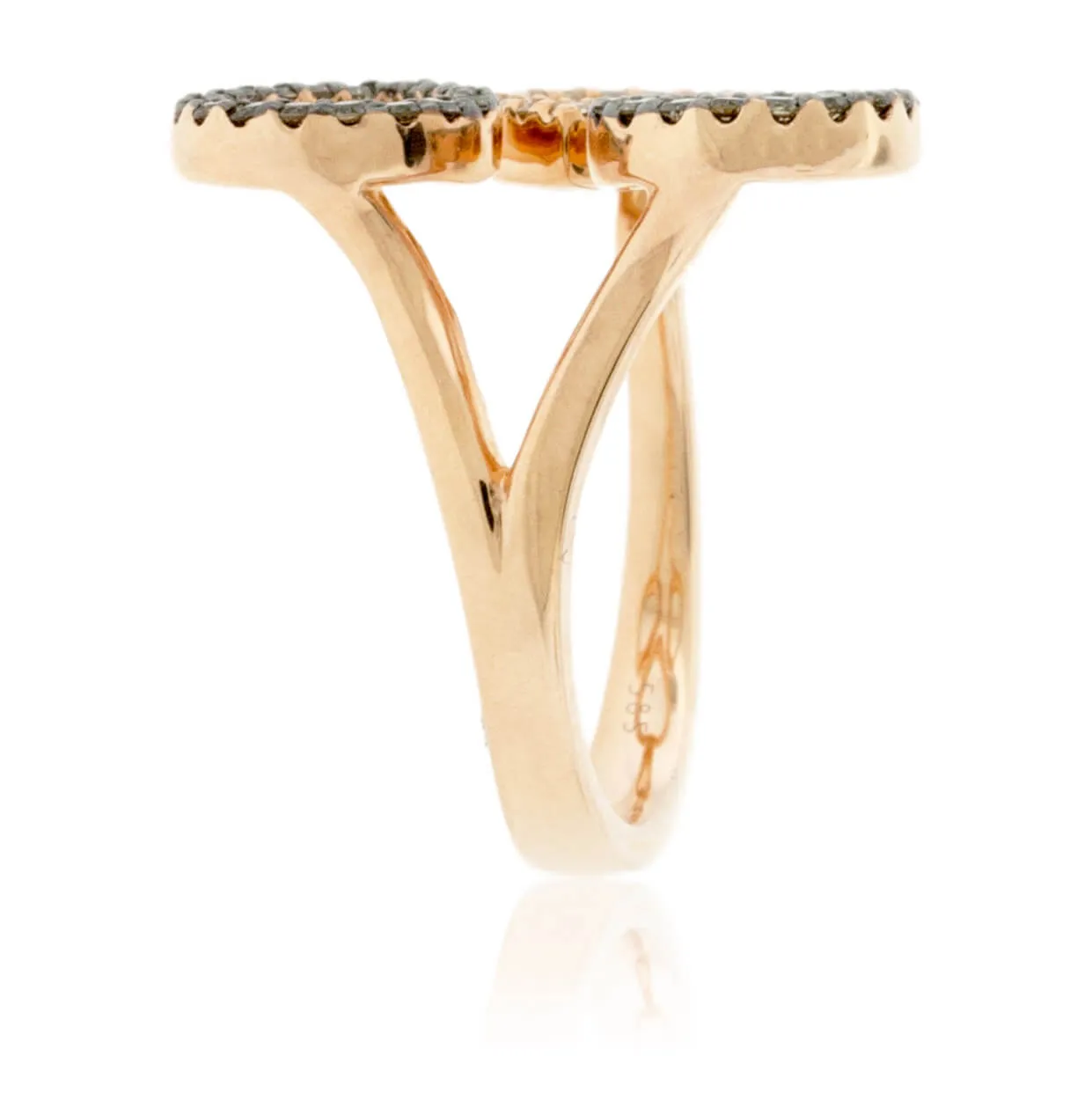 Open Center Diamond Fashion Ring