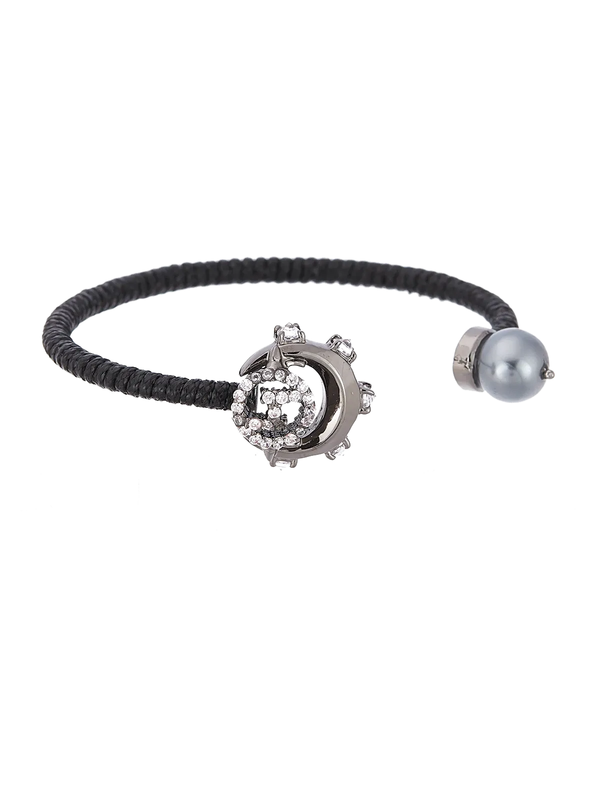 Outhouse   I    OH Celeste Alafaya Lyra Bracelet Gunmetal New OHAW19BR041