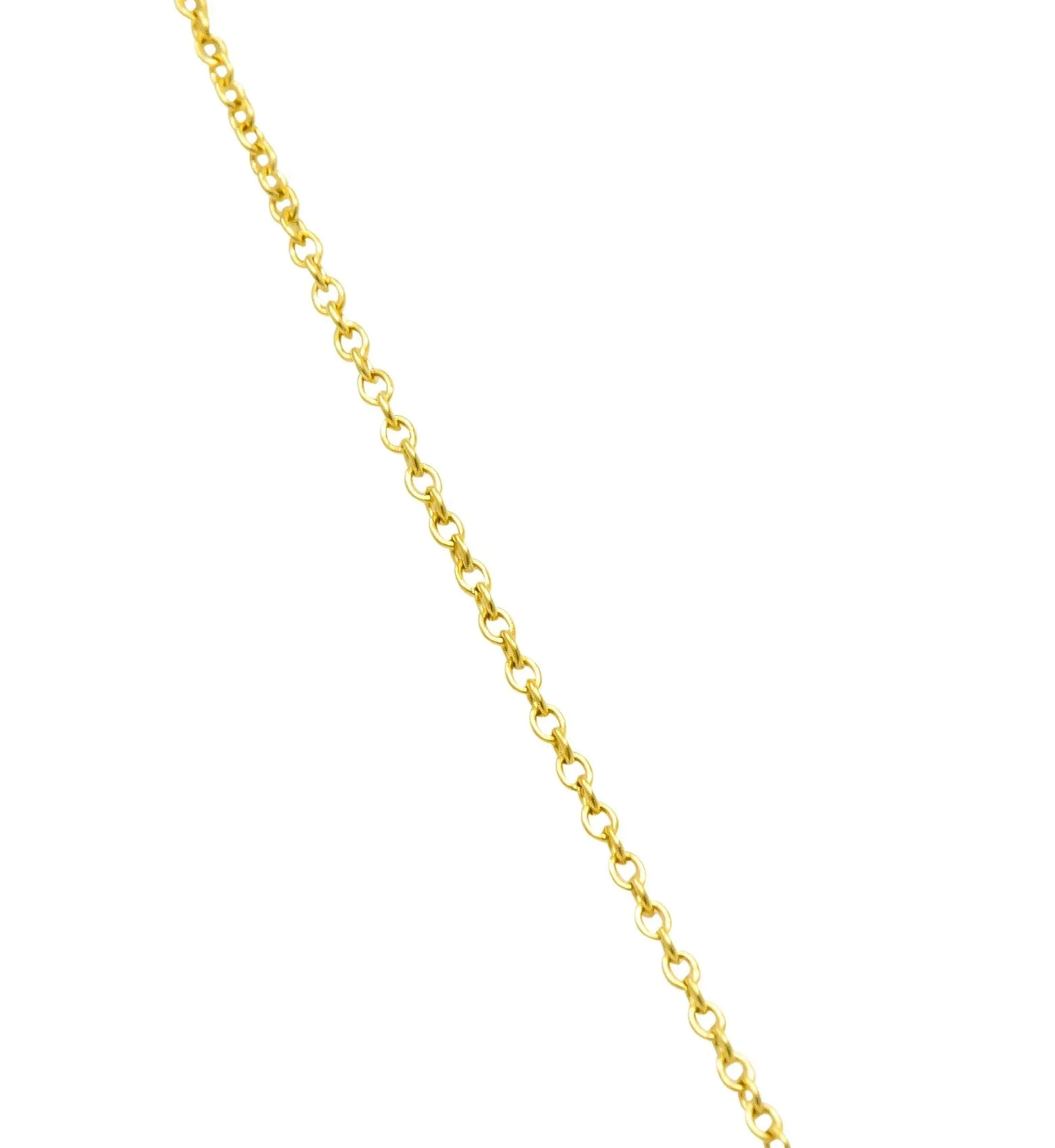 Paloma Picasso Tiffany & Co. 18 Karat Gold Letter K Pendant Necklace