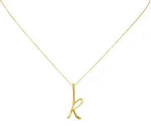 Paloma Picasso Tiffany & Co. 18 Karat Gold Letter K Pendant Necklace