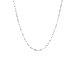 PAPERCLIP NECKLACE SILVER