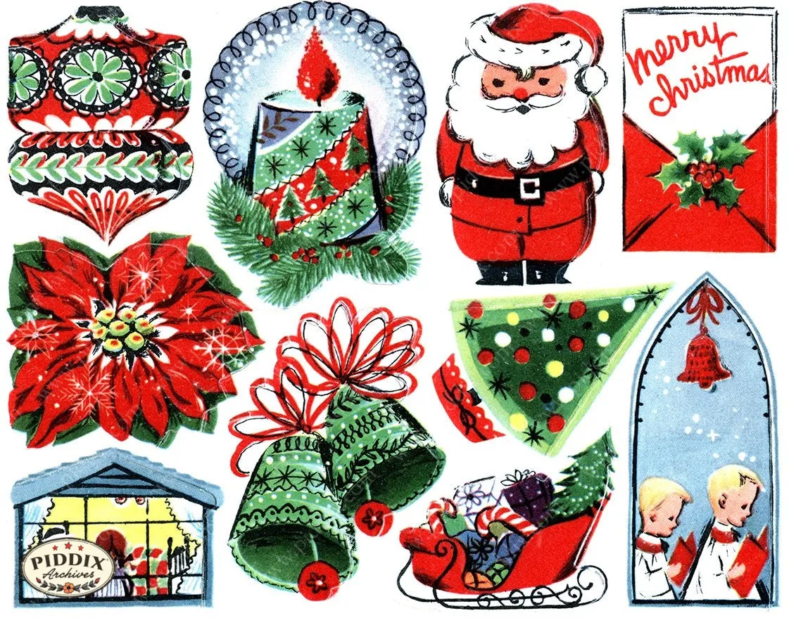 PDXC20141a -- Christmas Stickers