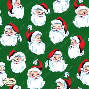 PDXC23517a Santa Claus Pattern 1 -- Christmas Greetings