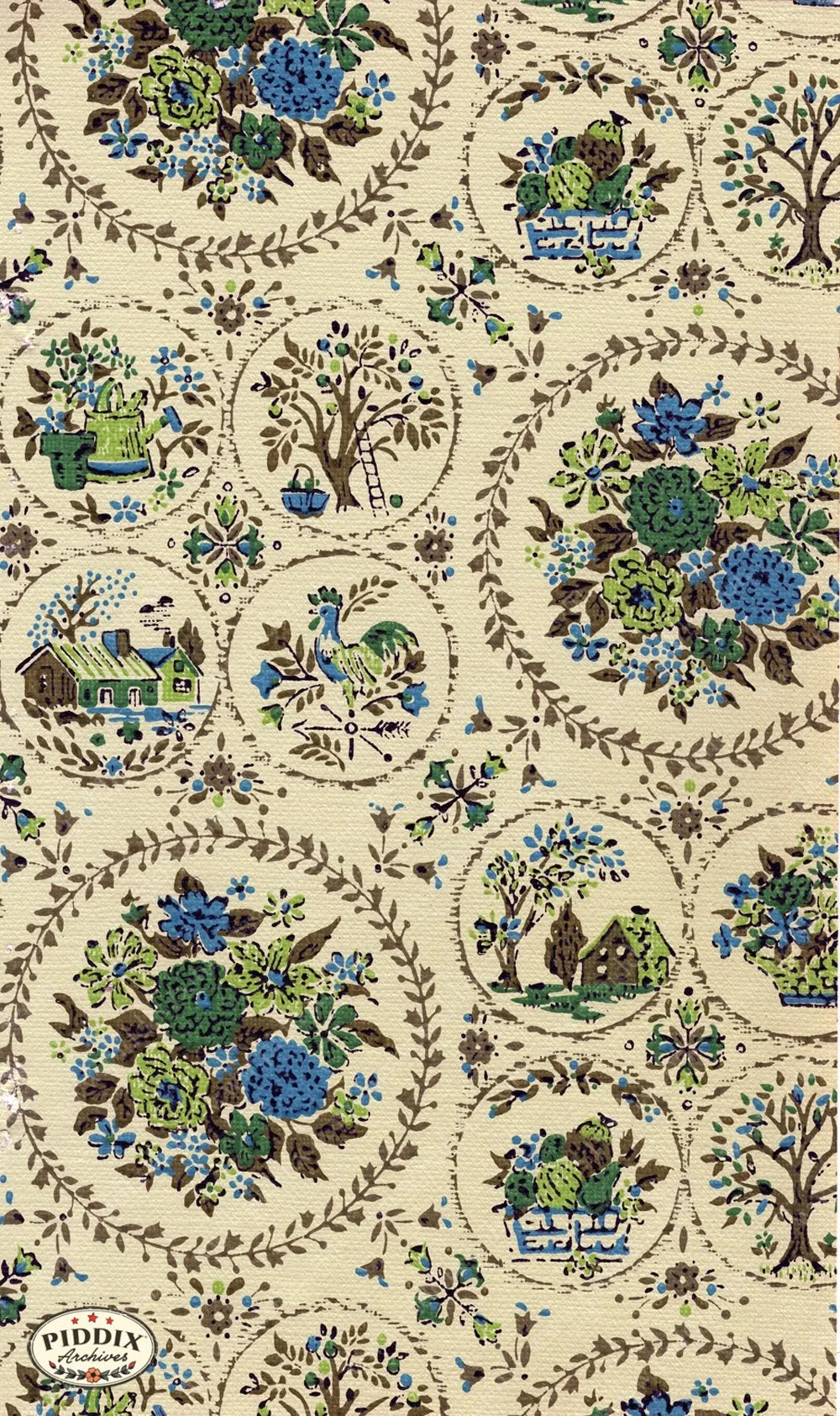 PDXC8808 a, b, c & d -- Mid-Century Patterns