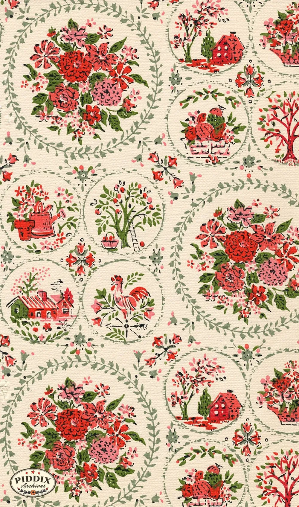 PDXC8808 a, b, c & d -- Mid-Century Patterns