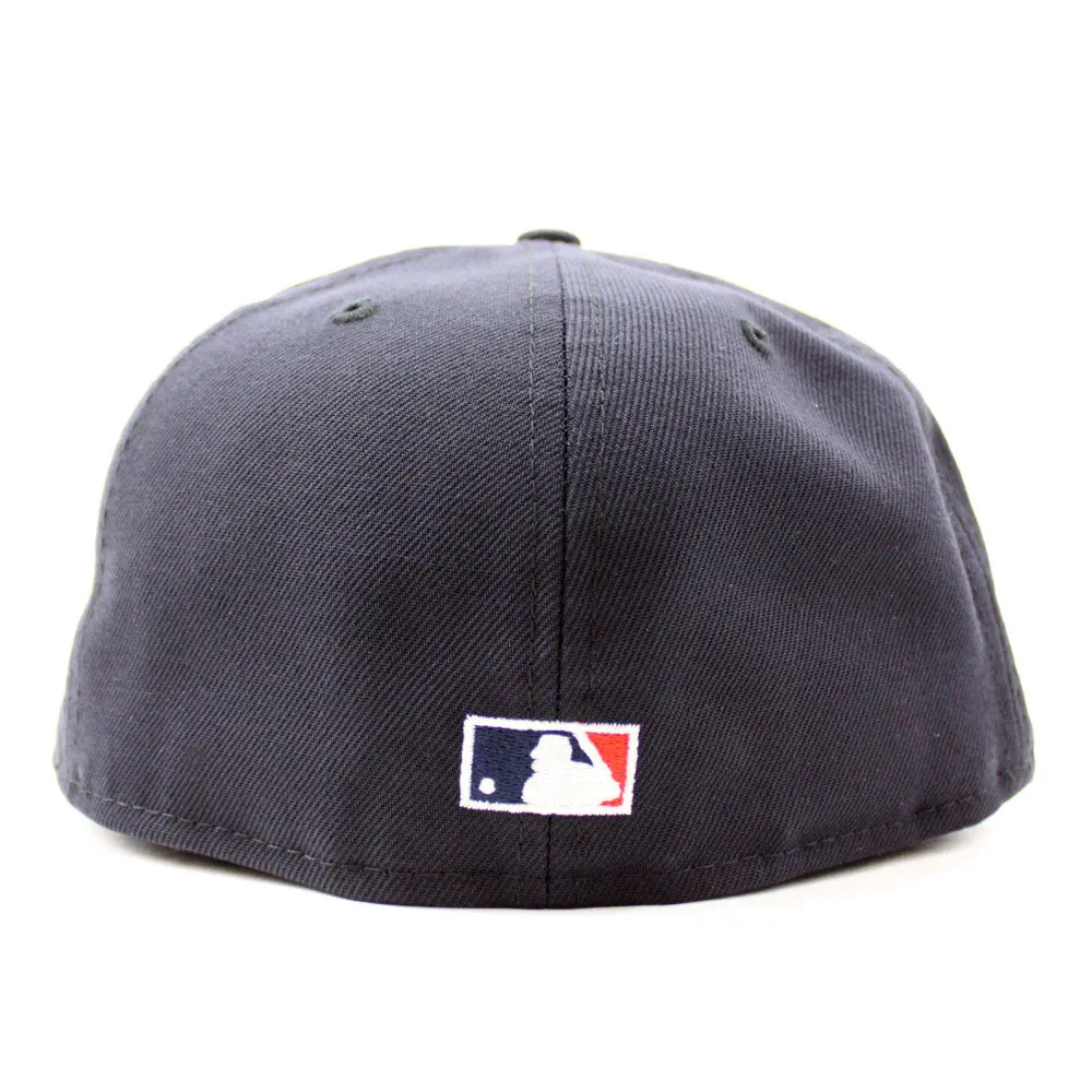 Peach Atlanta Braves 2017 Inaugural Season New Era 59Fifty Fitted Hat (Navy Green Under Brim)