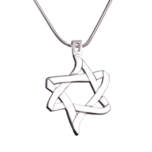 PENDANT «ICE AND FIRE» with SILVER