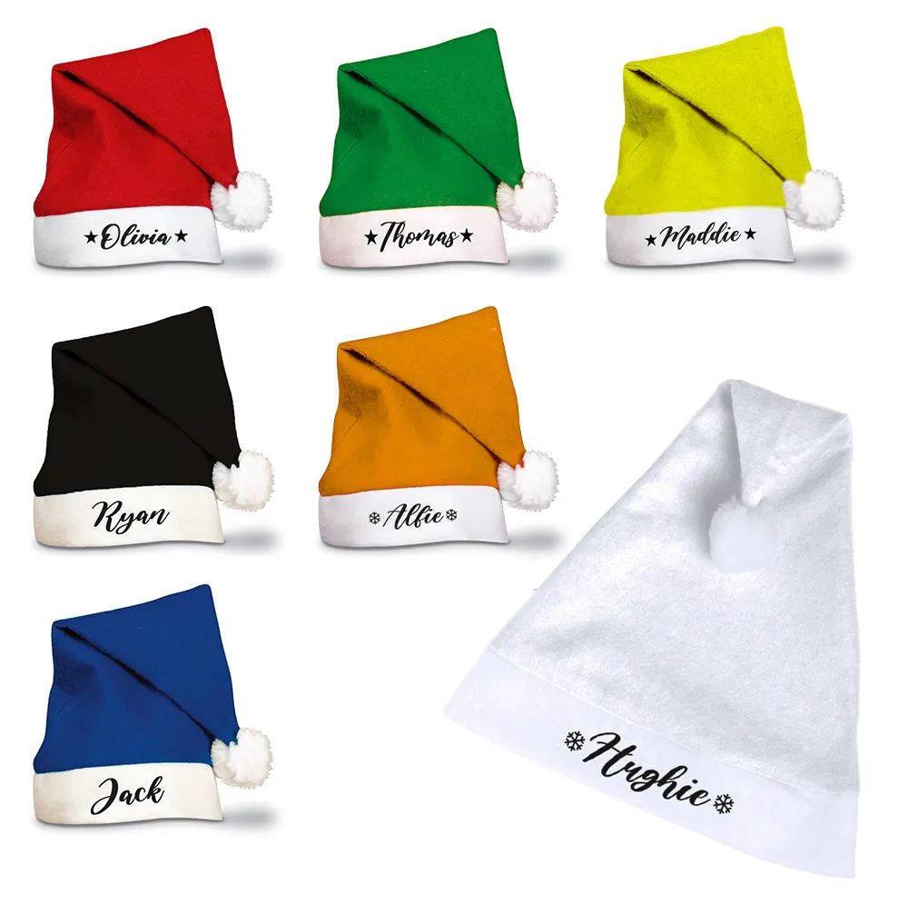 Personalised Adult Christmas Hats