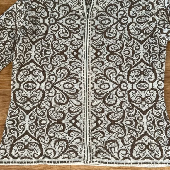 Peruvian Link Women's Monterey Cardigan Sz Small Alpaca Collection Camel Cozy