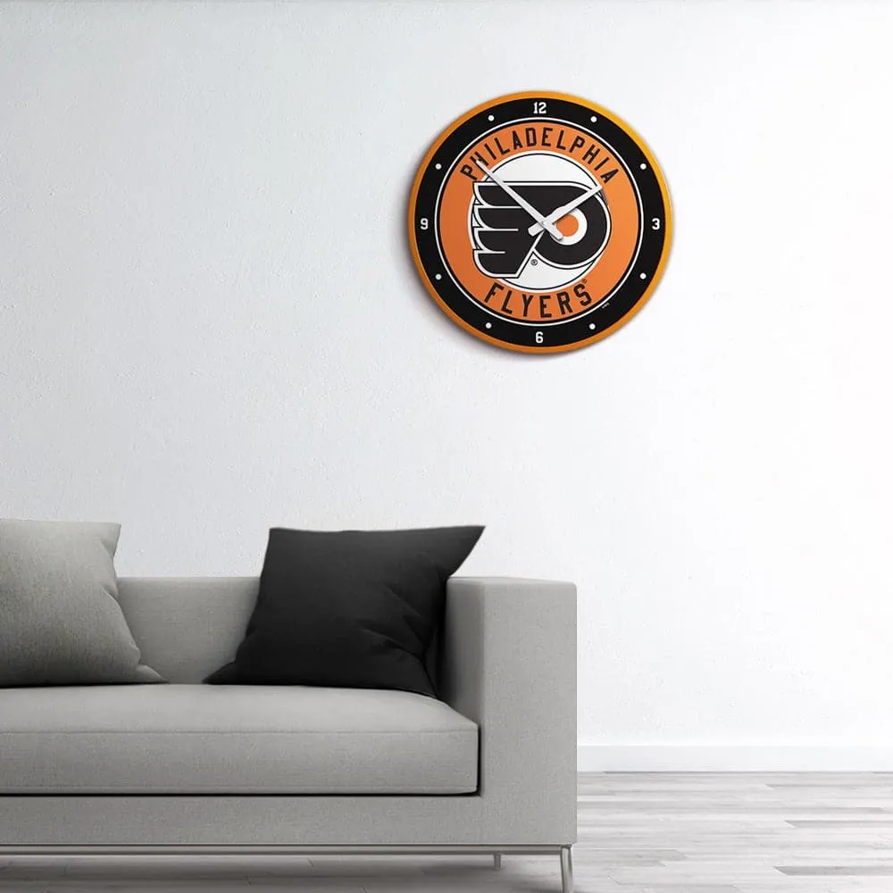Philadelphia Flyers: Modern Disc Wall Clock