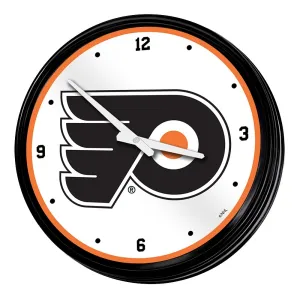 Philadelphia Flyers: Retro Lighted Wall Clock