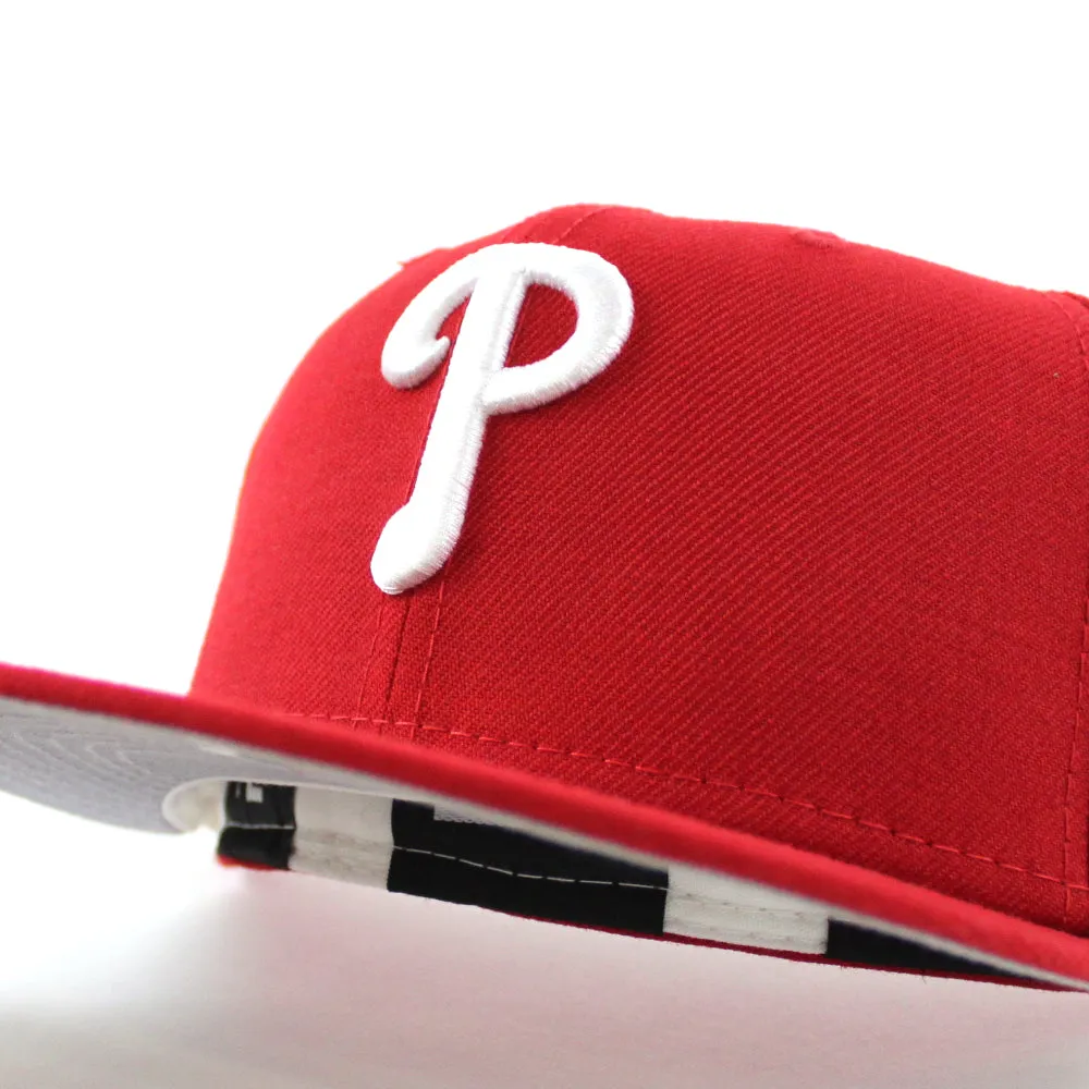 Philadelphia Phillies 1993 World Series 59Fifty New Era Fitted Hat (Red Gray Under Brim)