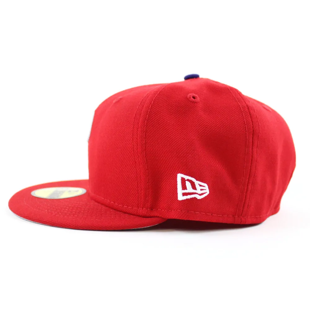 Philadelphia Phillies 2008 World Series New Era 59Fifty Fitted Hat (59FIFTY DAY - Team color Gray Under Brim)