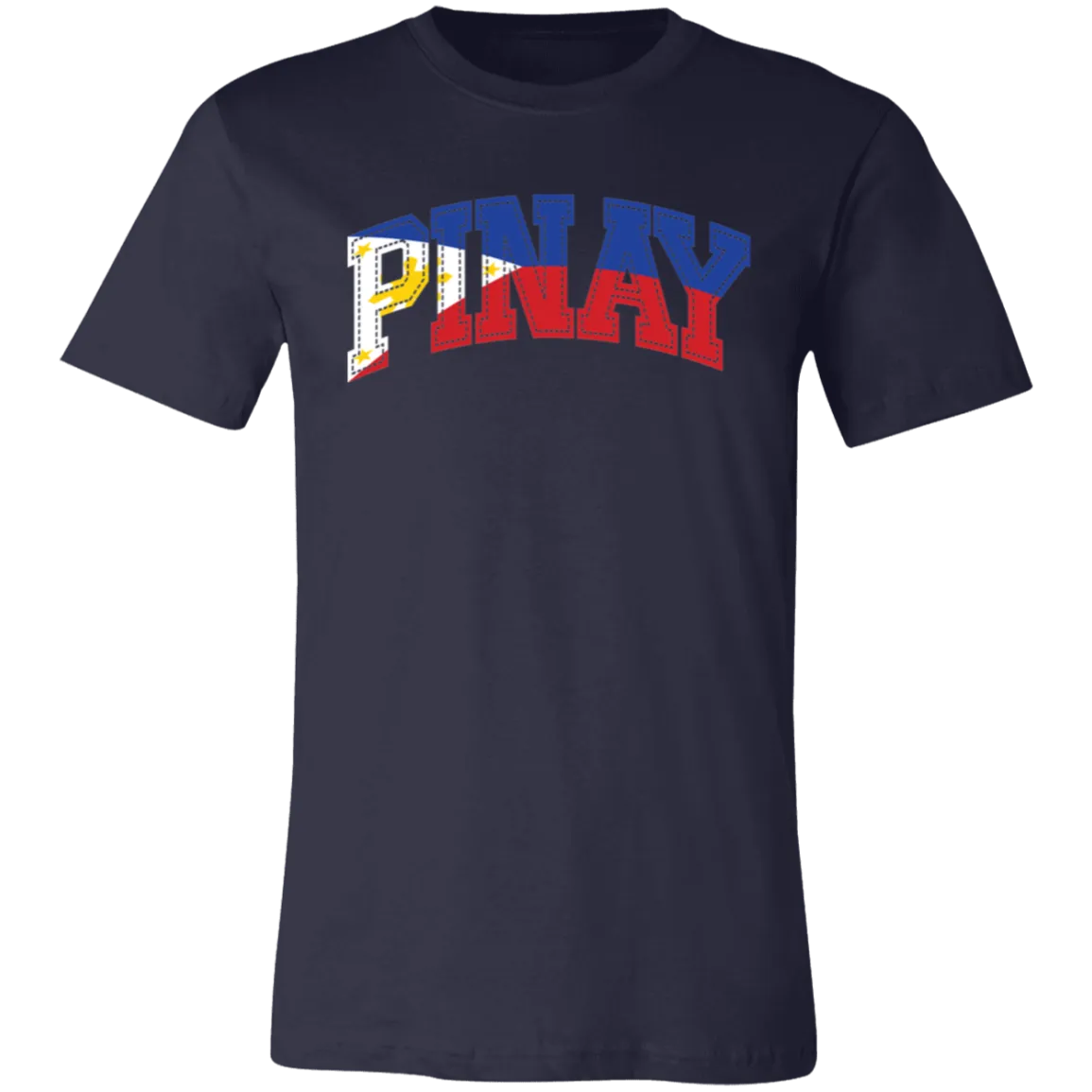 Pinay with Flag Embedded Unisex Jersey T-Shirt