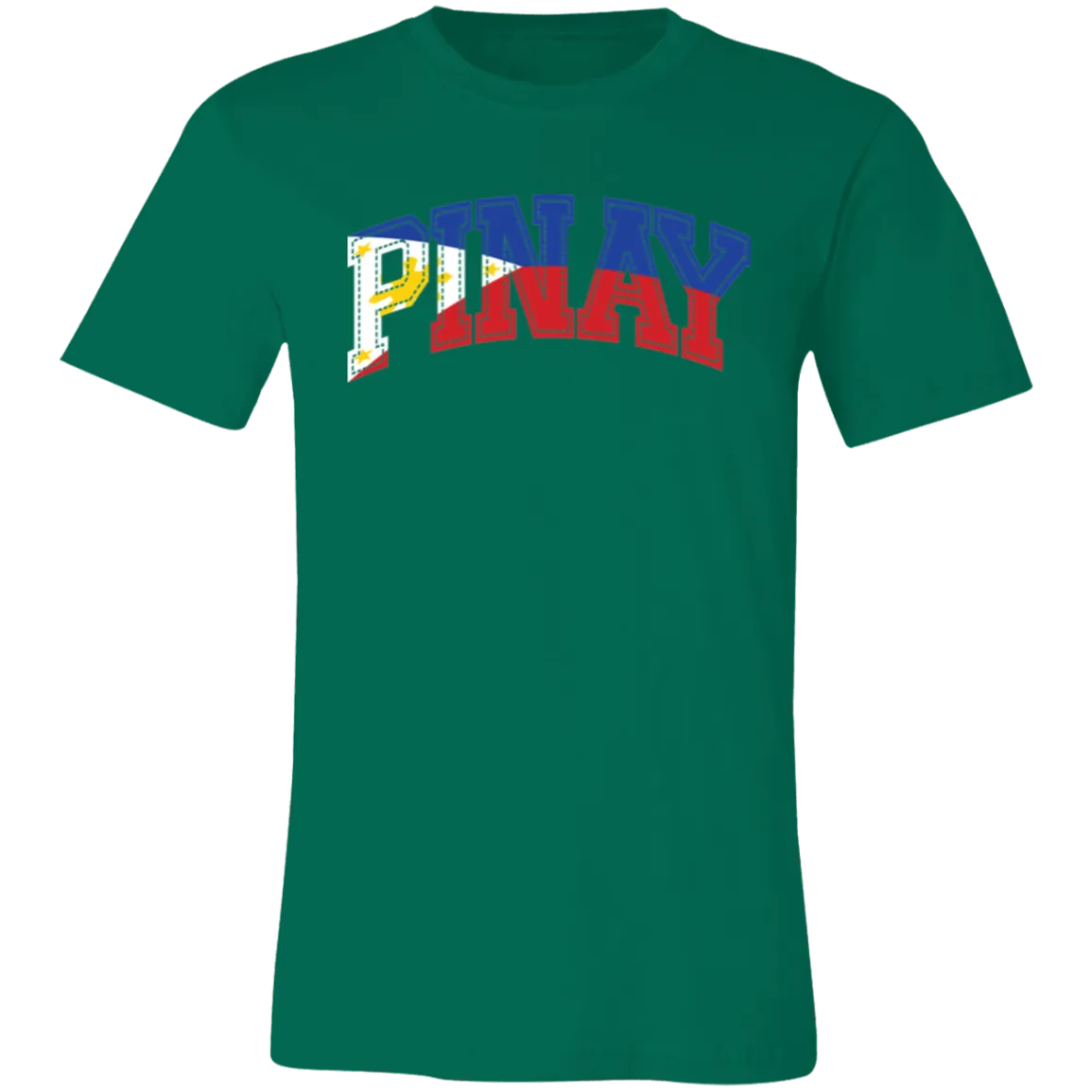 Pinay with Flag Embedded Unisex Jersey T-Shirt