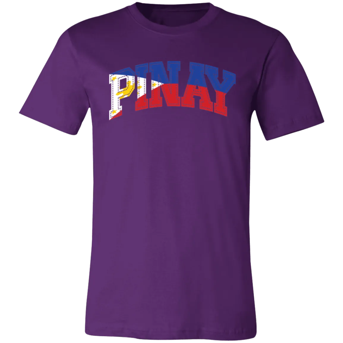 Pinay with Flag Embedded Unisex Jersey T-Shirt