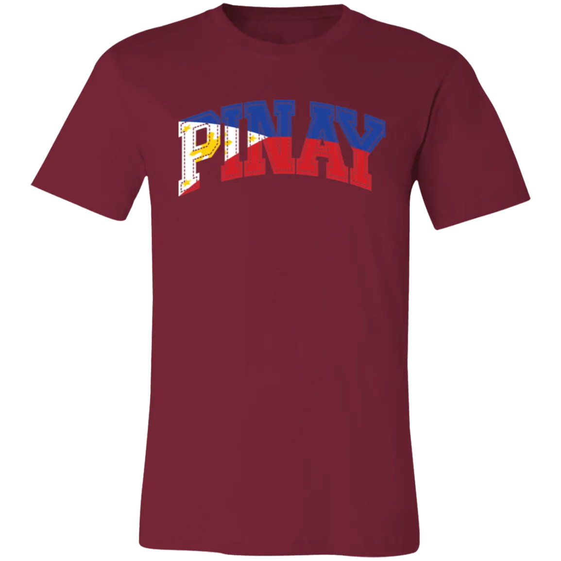 Pinay with Flag Embedded Unisex Jersey T-Shirt