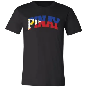 Pinay with Flag Embedded Unisex Jersey T-Shirt
