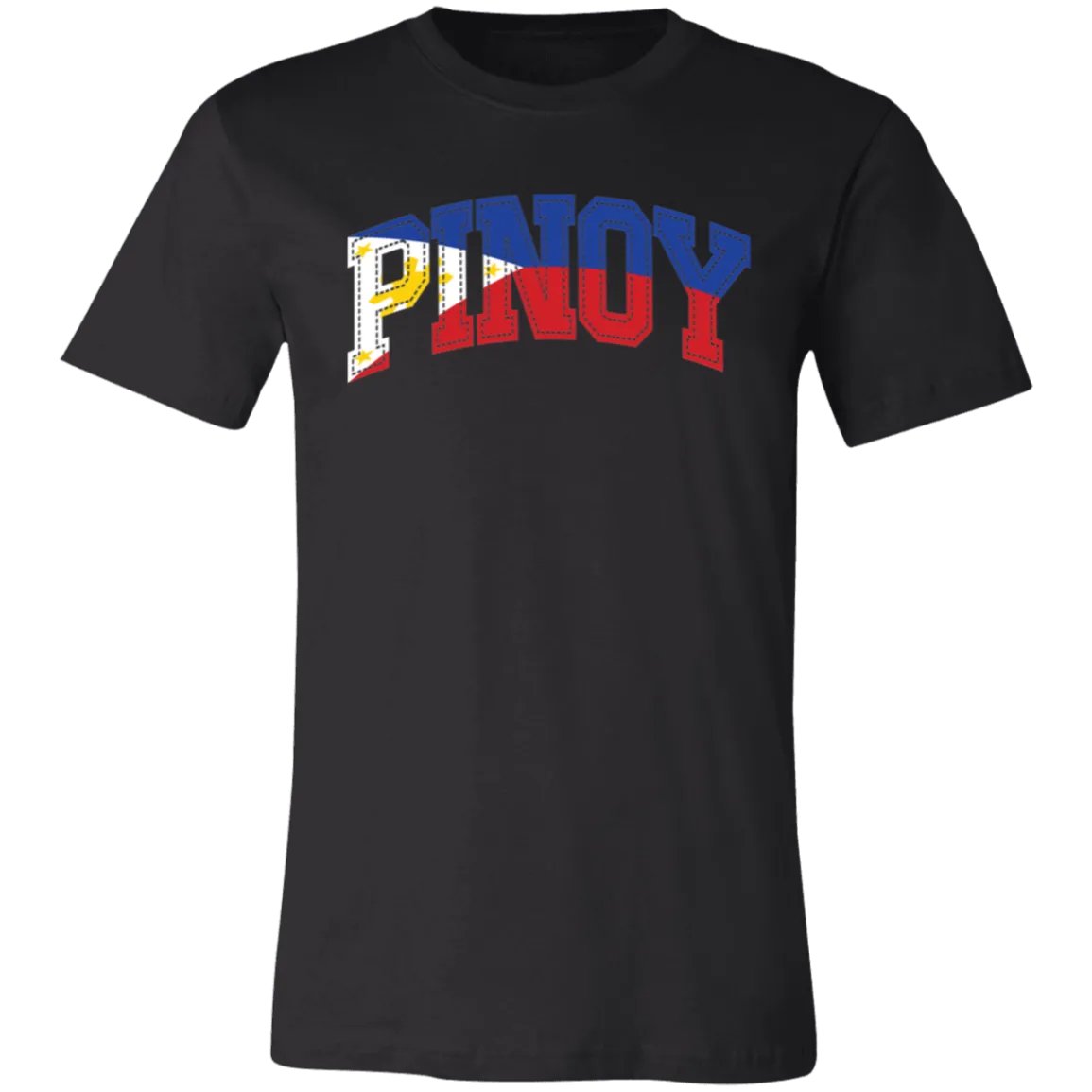 Pinoy with Flag Embedded Unisex Jersey T-Shirt