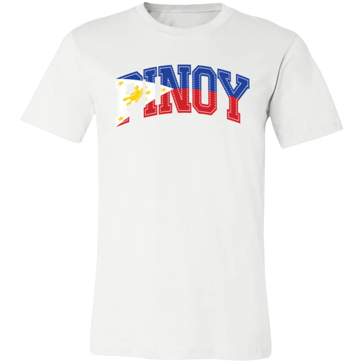 Pinoy with Flag Embedded Unisex Jersey T-Shirt