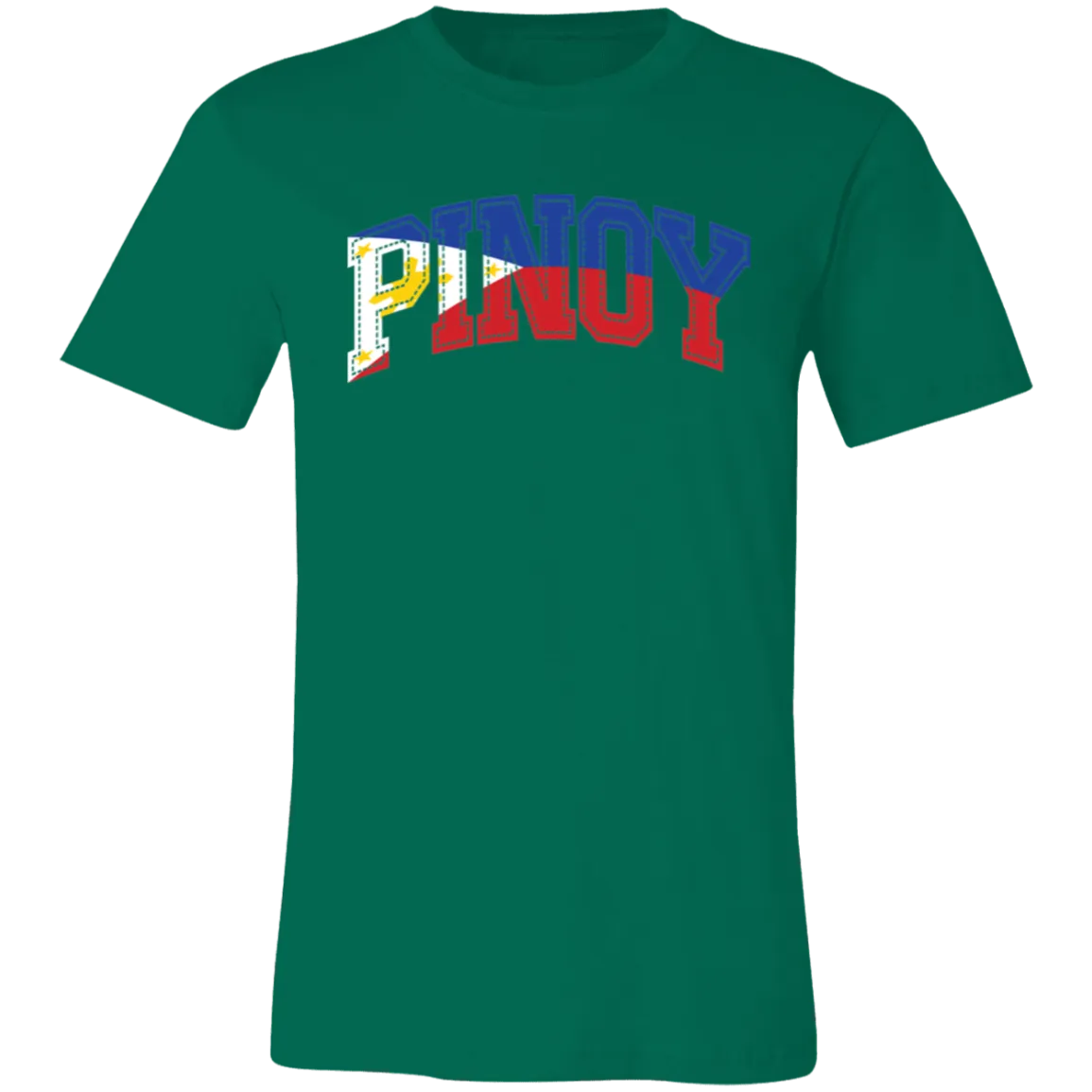 Pinoy with Flag Embedded Unisex Jersey T-Shirt