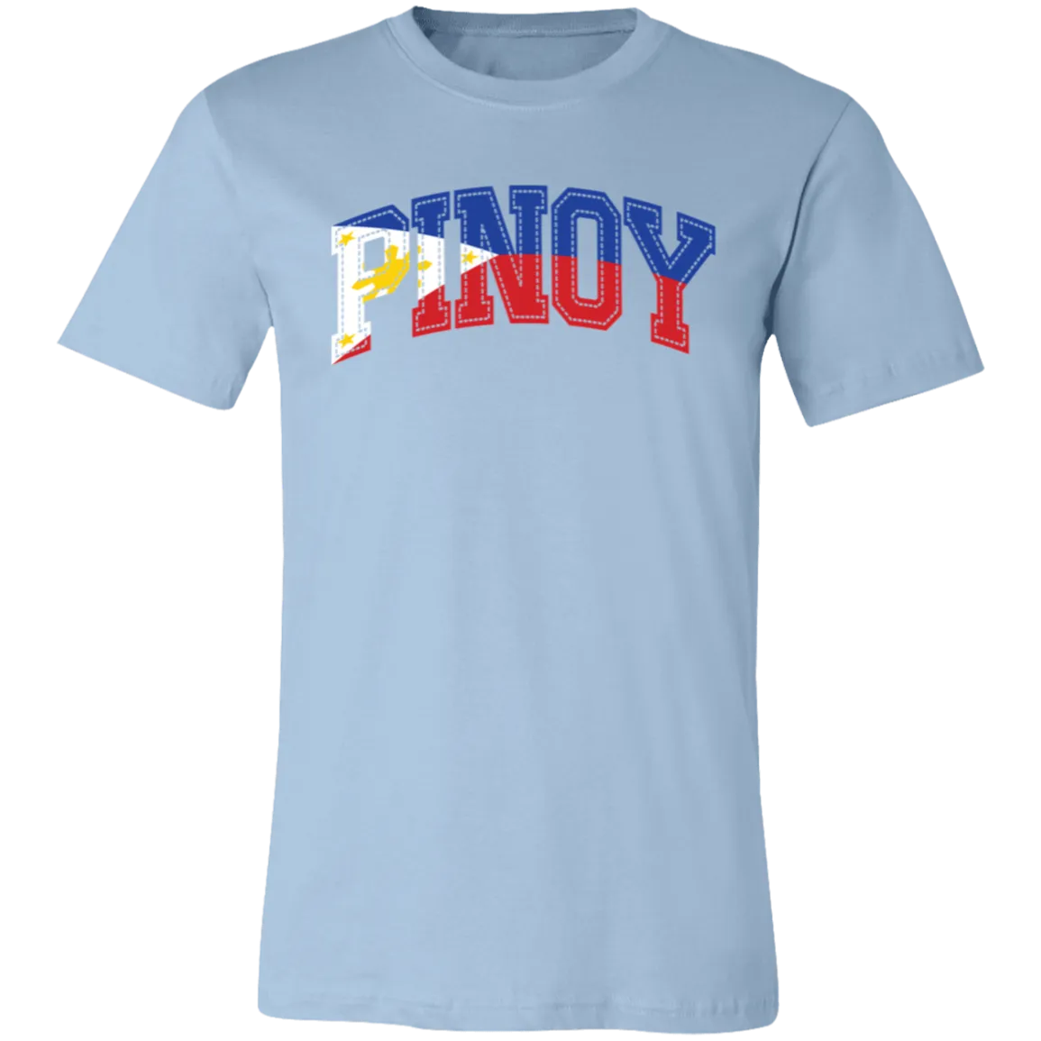 Pinoy with Flag Embedded Unisex Jersey T-Shirt