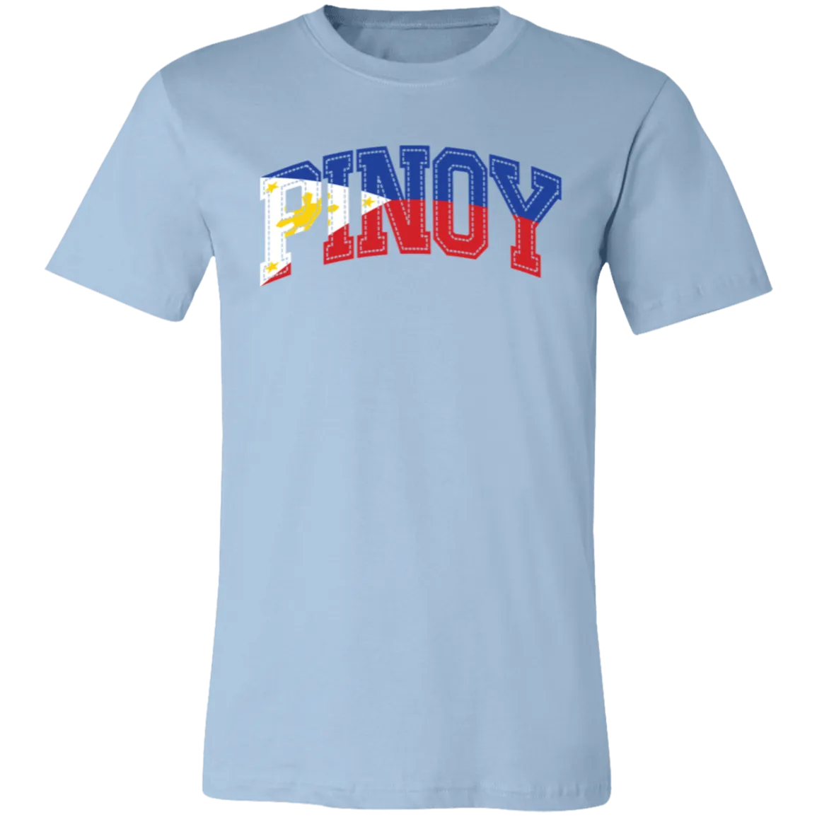 Pinoy with Flag Embedded Unisex Jersey T-Shirt
