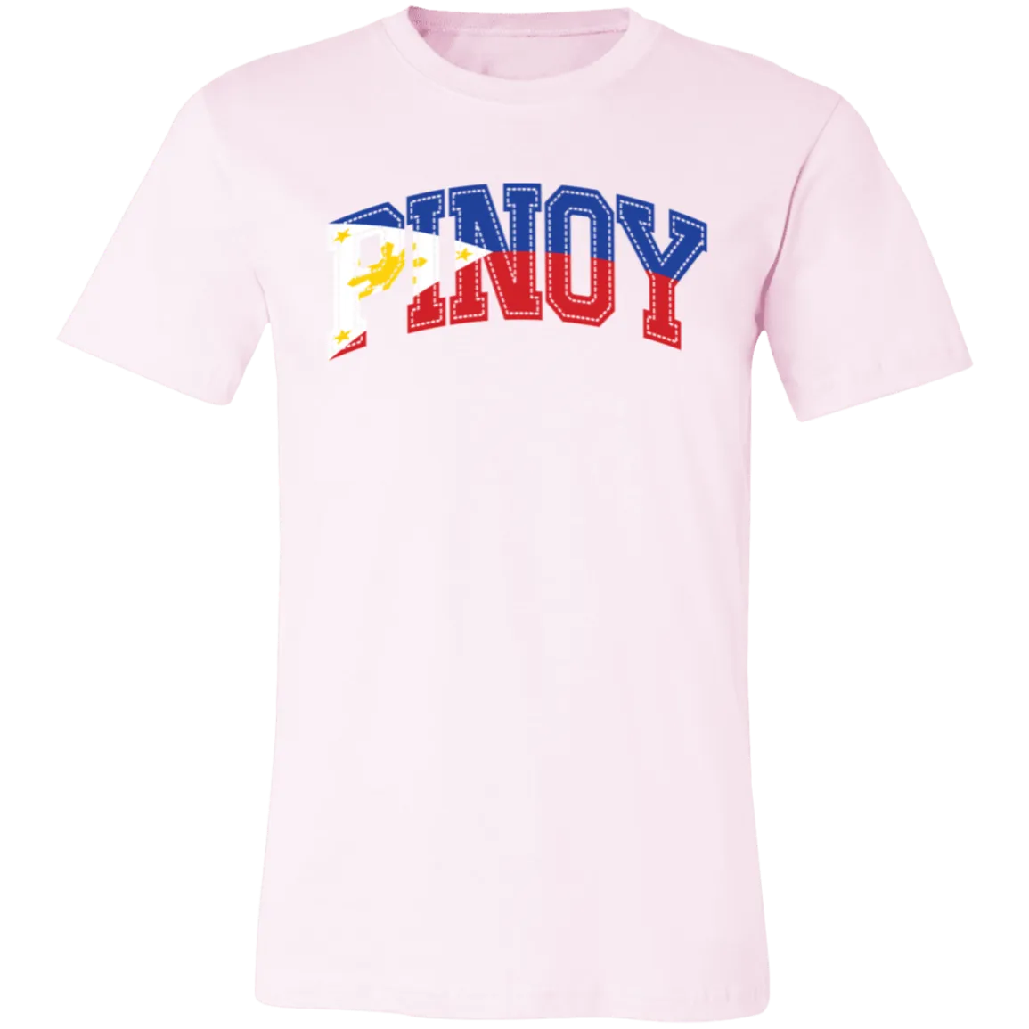 Pinoy with Flag Embedded Unisex Jersey T-Shirt