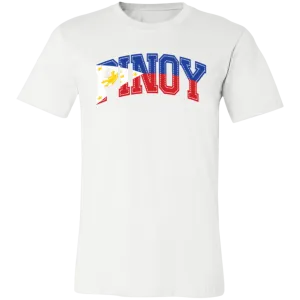 Pinoy with Flag Embedded Unisex Jersey T-Shirt