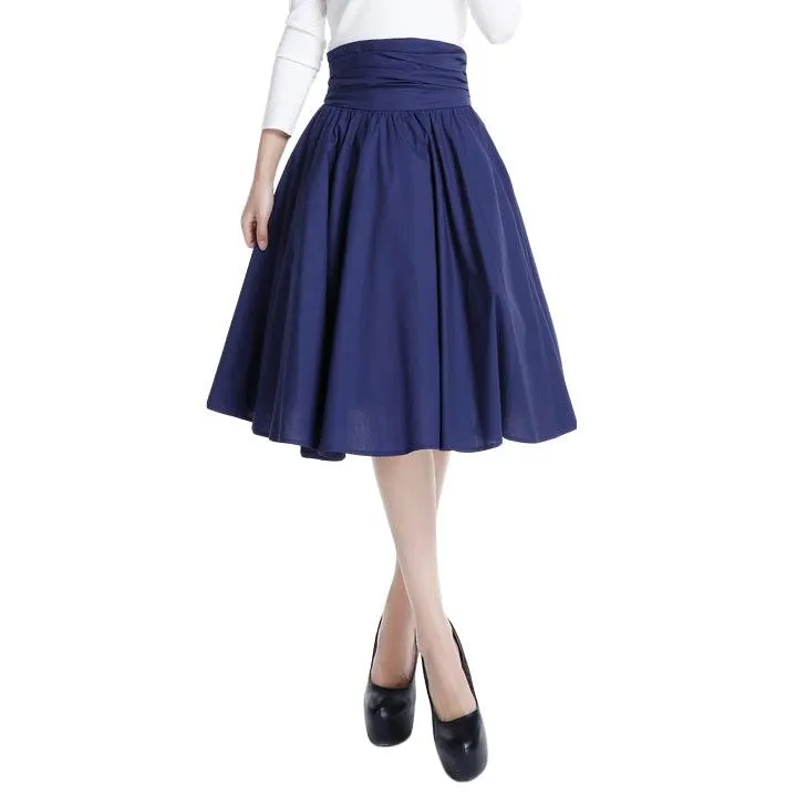 Pinup Skirt in Navy