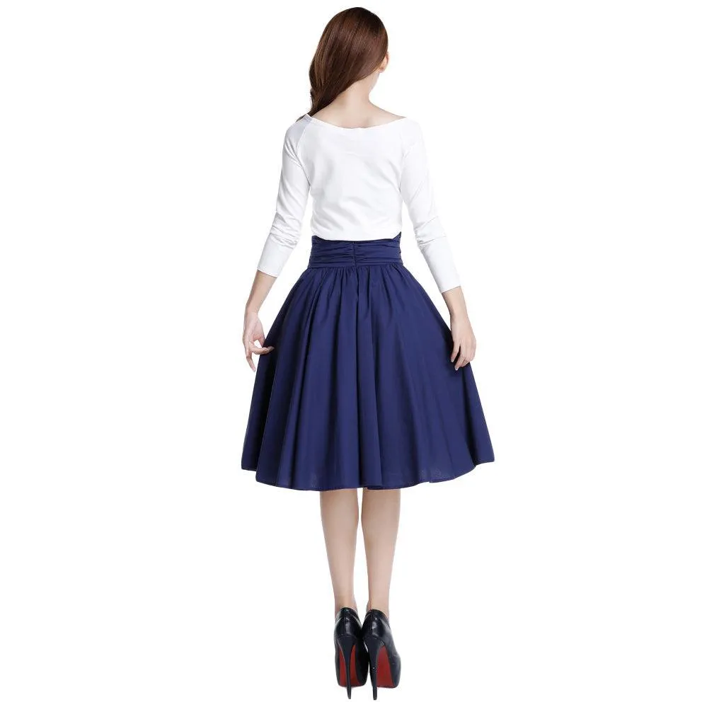 Pinup Skirt in Navy
