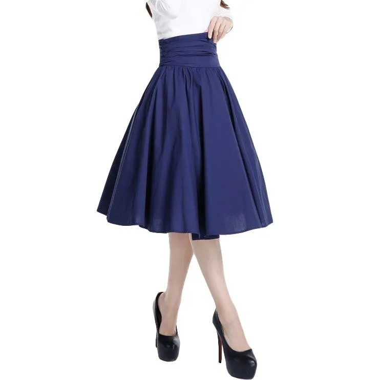 Pinup Skirt in Navy