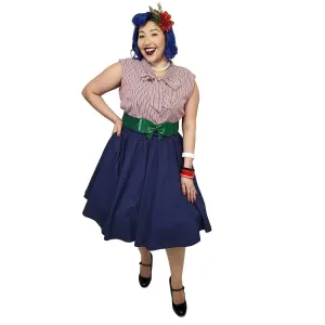 Pinup Skirt in Navy