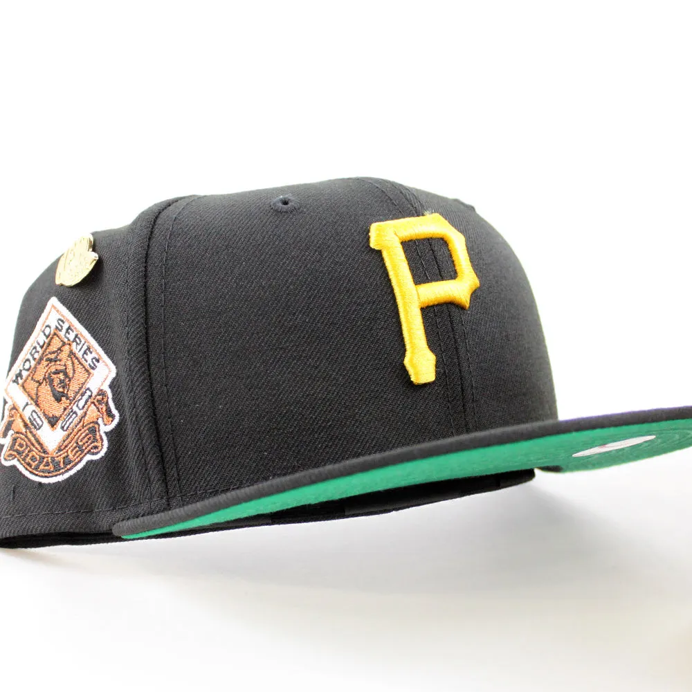 Pittsburgh Pirates 1960 World Series New Era 59Fifty Fitted Hat (59FIFTY DAY - Team color Green Under Brim)
