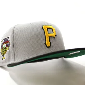 Pittsburgh Pirates 2006 All Star Game New Era 59Fifty Fitted Hat (GITD Gray Black Kelly Green Under Brim)