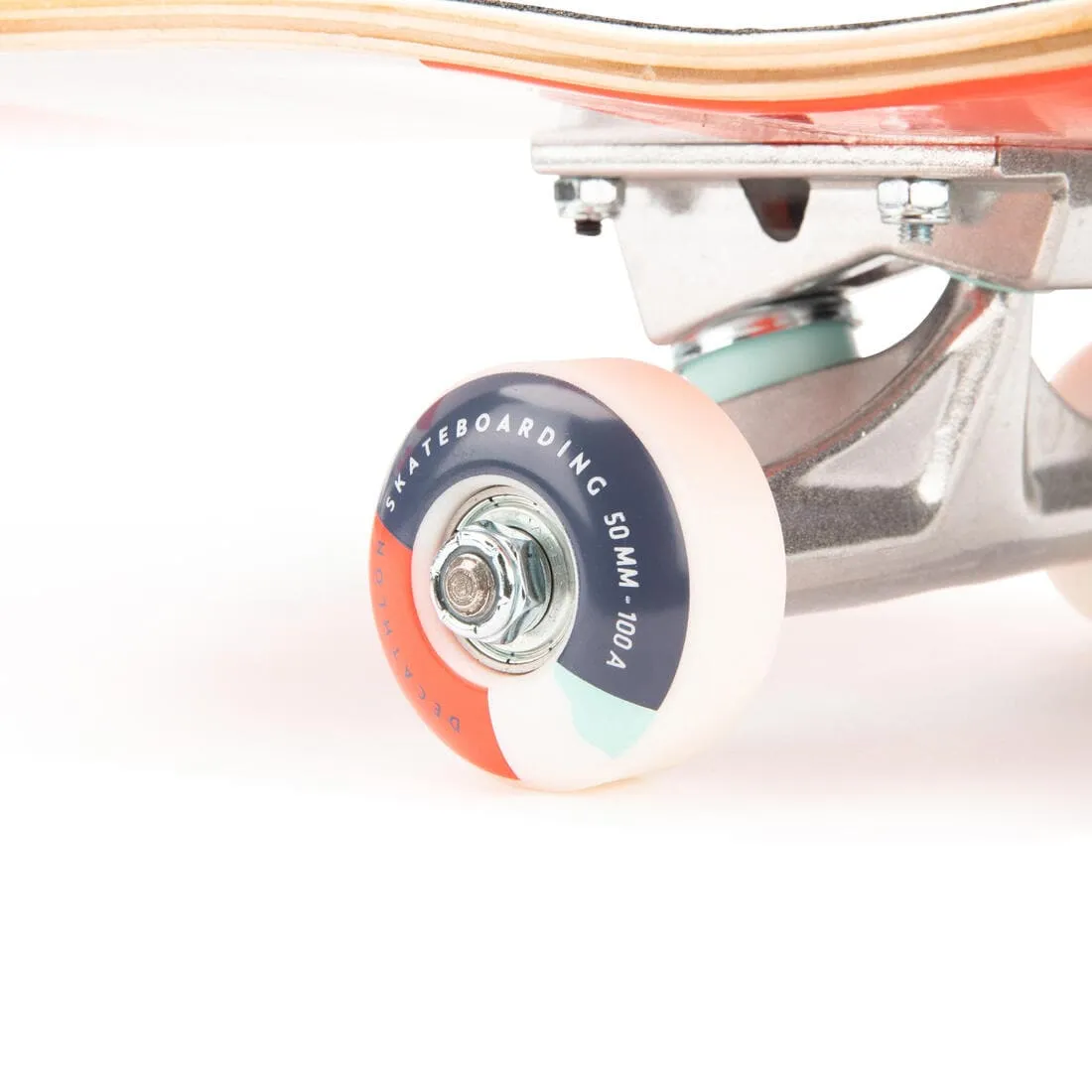 PLANCHE DE SKATE ENFANT 8 - 12 ANS CP100 MID GEOMETRIC TAILLE 7.6"